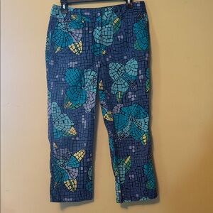 Floral Mosaic  Pants